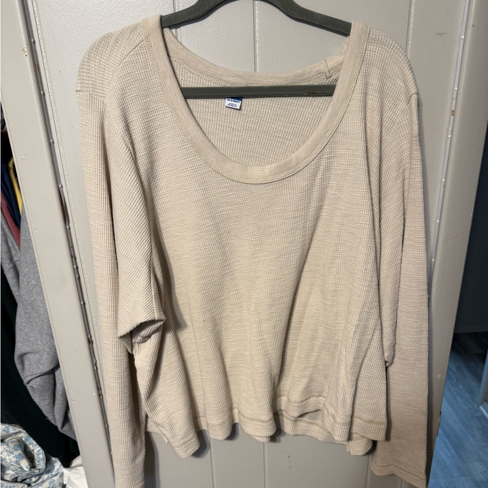 Old Navy Cropped Long Sleeve Shirt